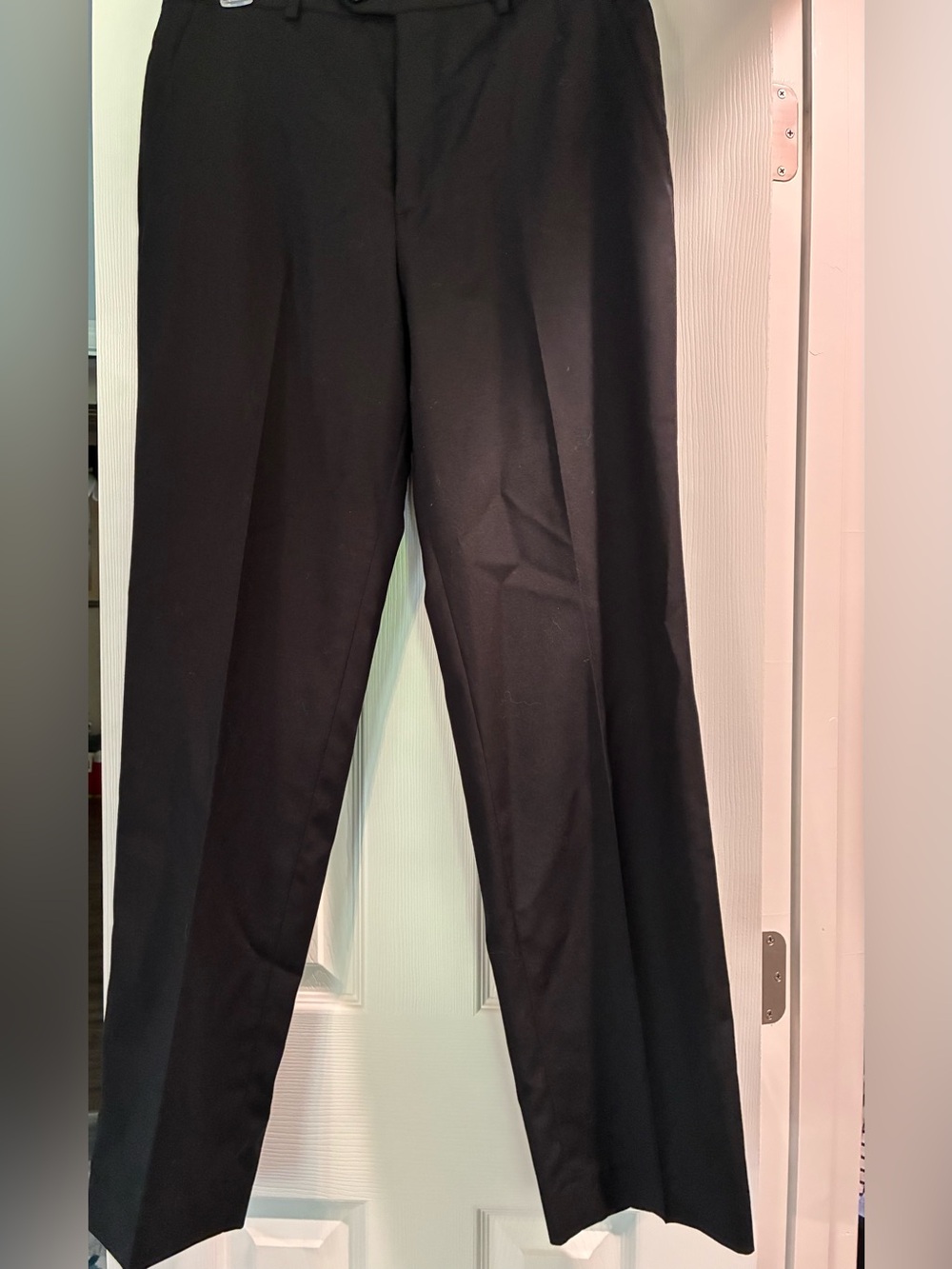 Stafford Black Men's Dress Pants - Straight Leg